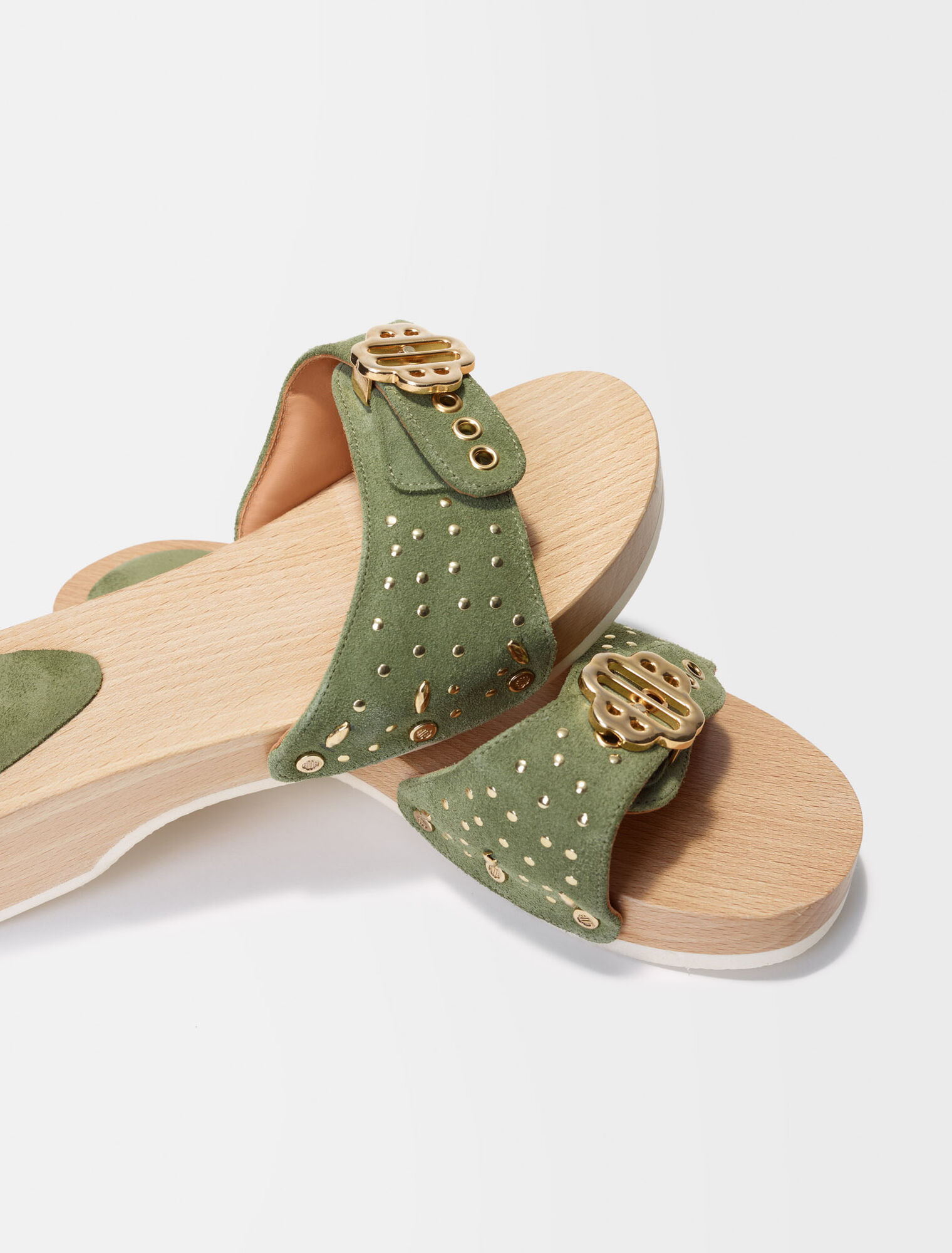 Sandalias con logo Clover