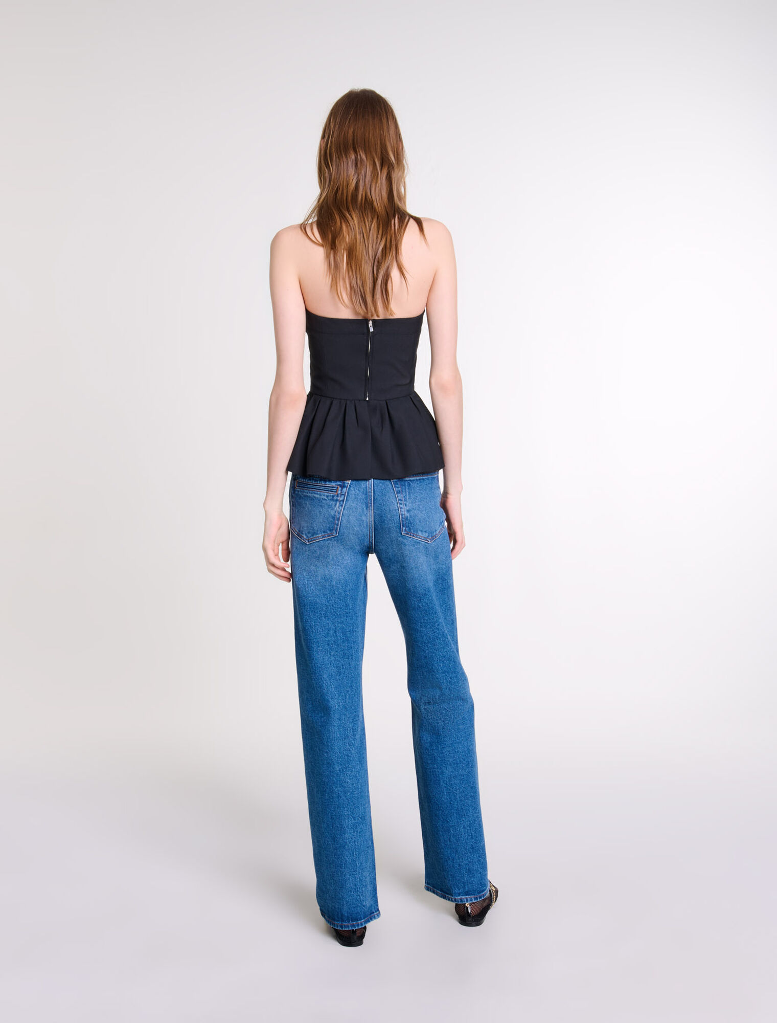 Top corpiño con faldón