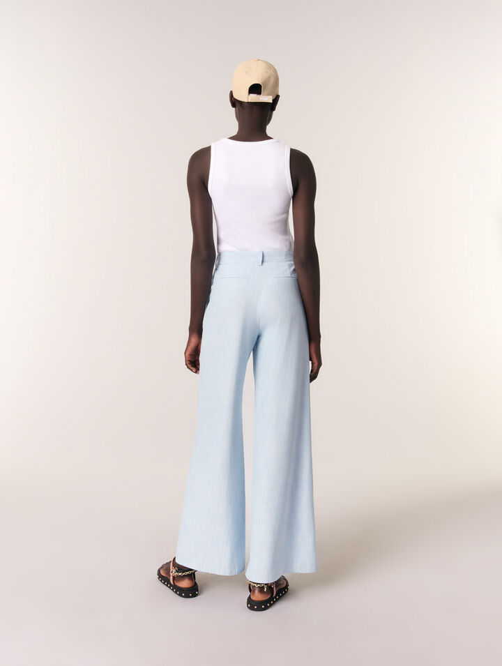 Pantalón sastre ancho
