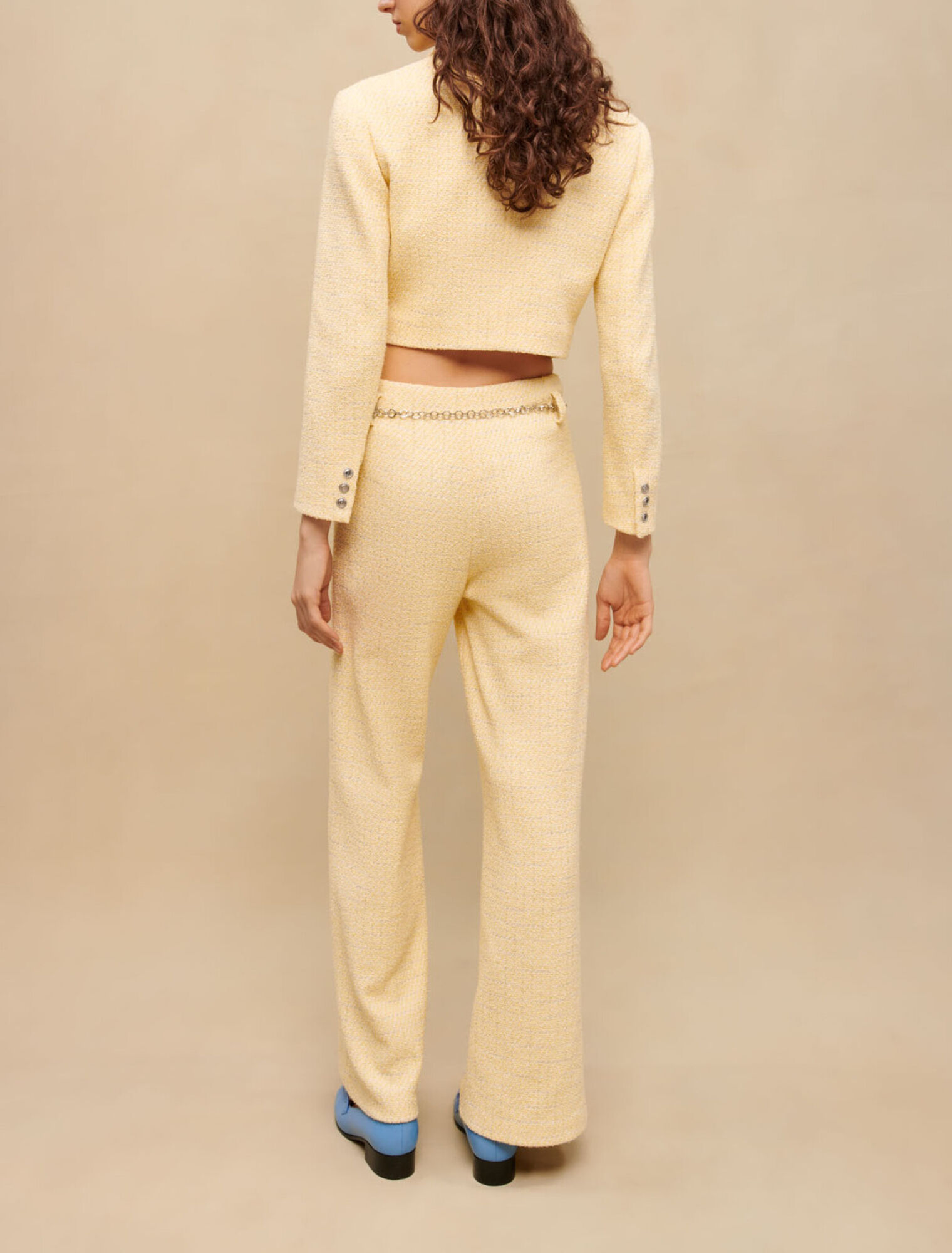 Chaqueta de sastre corta de tweed