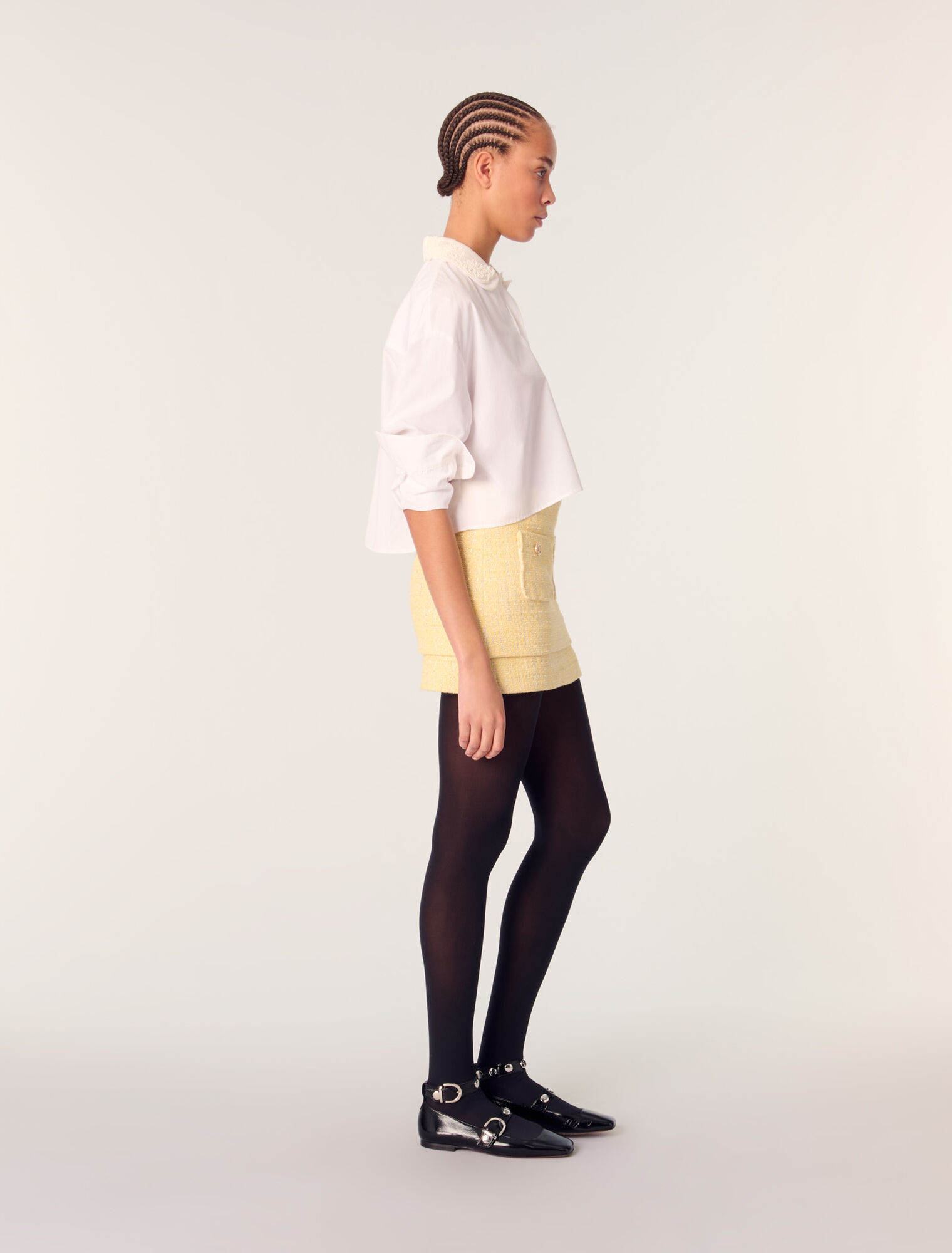 Minifalda de tweed