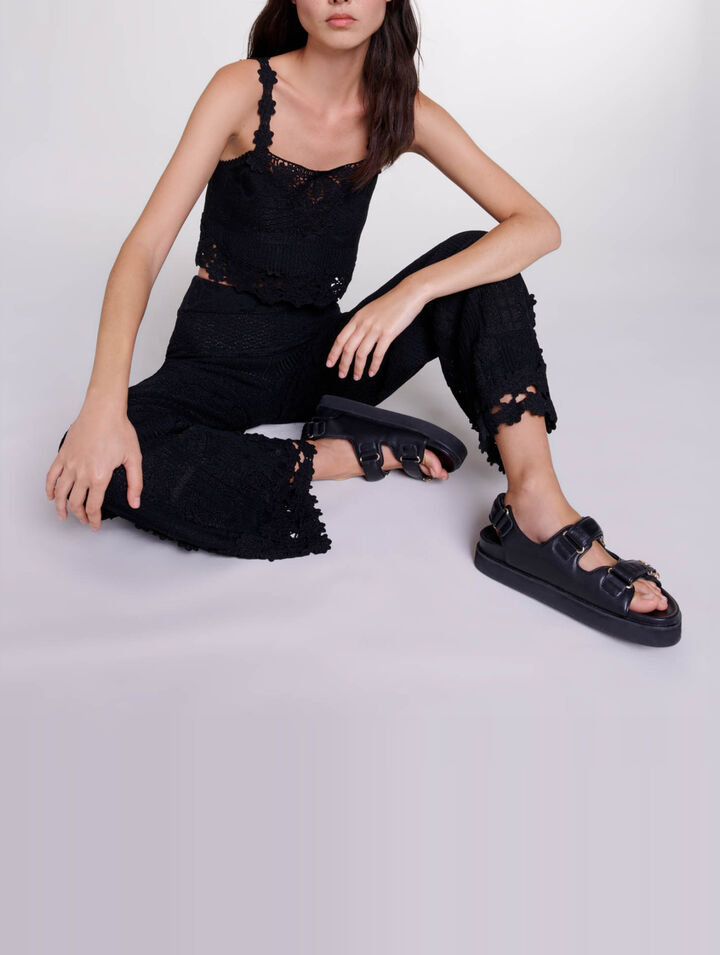 Pantalón de ganchillo