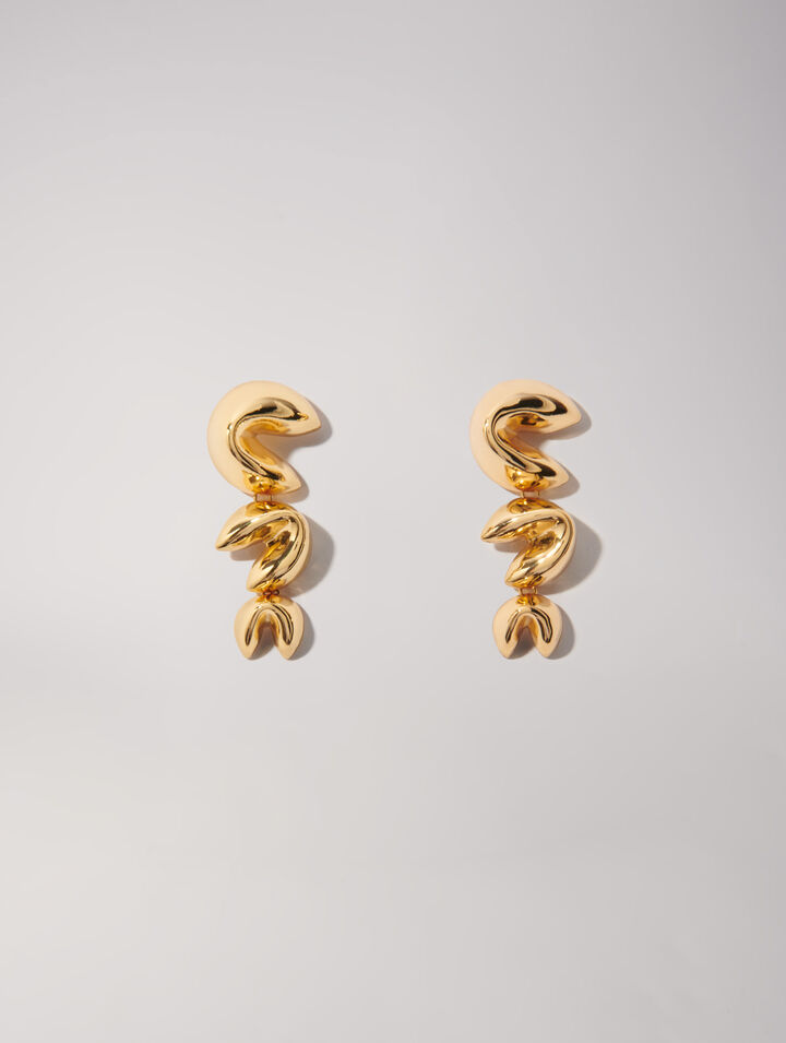 Pendientes de galleta de la fortuna