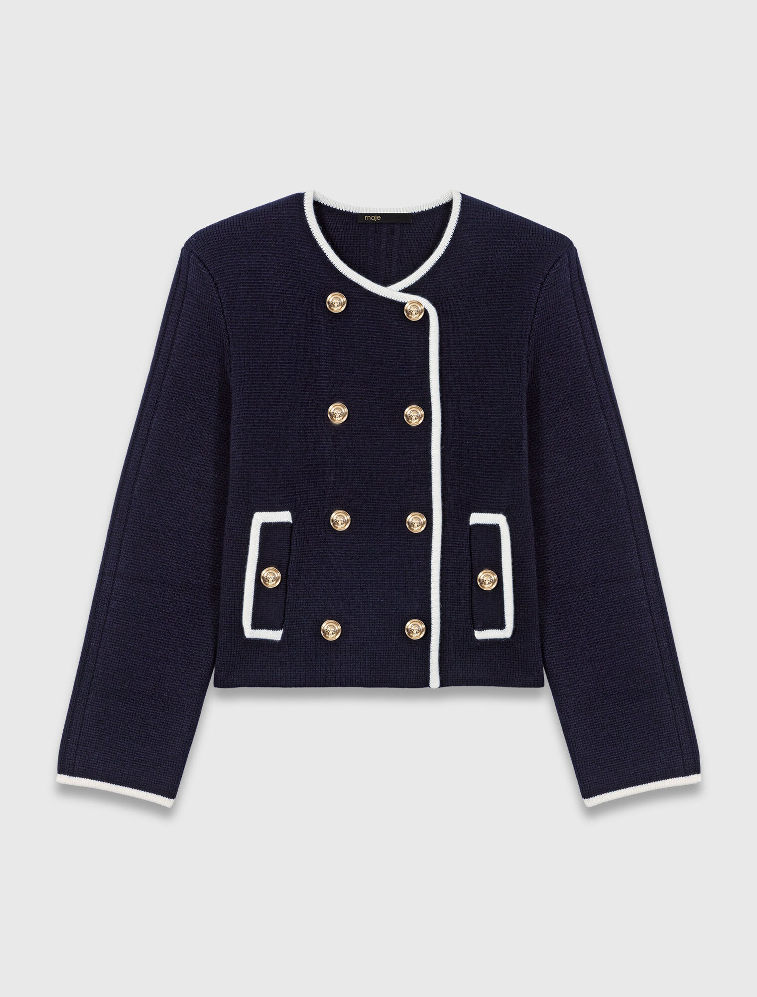 Chaqueta estructurada de punto