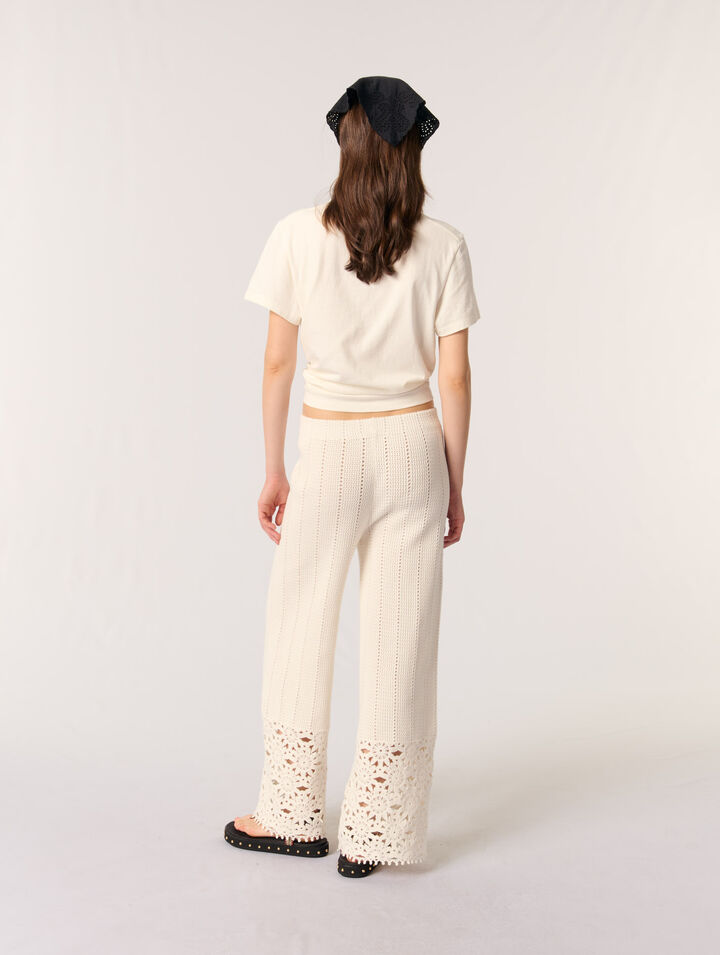 Pantalón de ganchillo
