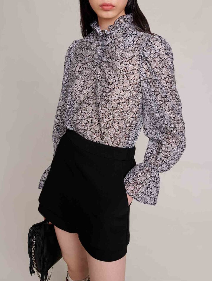 Shorts de crep&eacute;