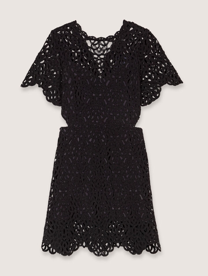 Vestido corto de ganchillo