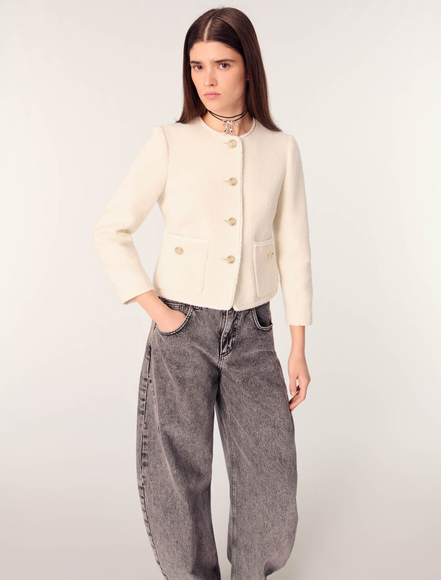 Chaqueta con cinturón