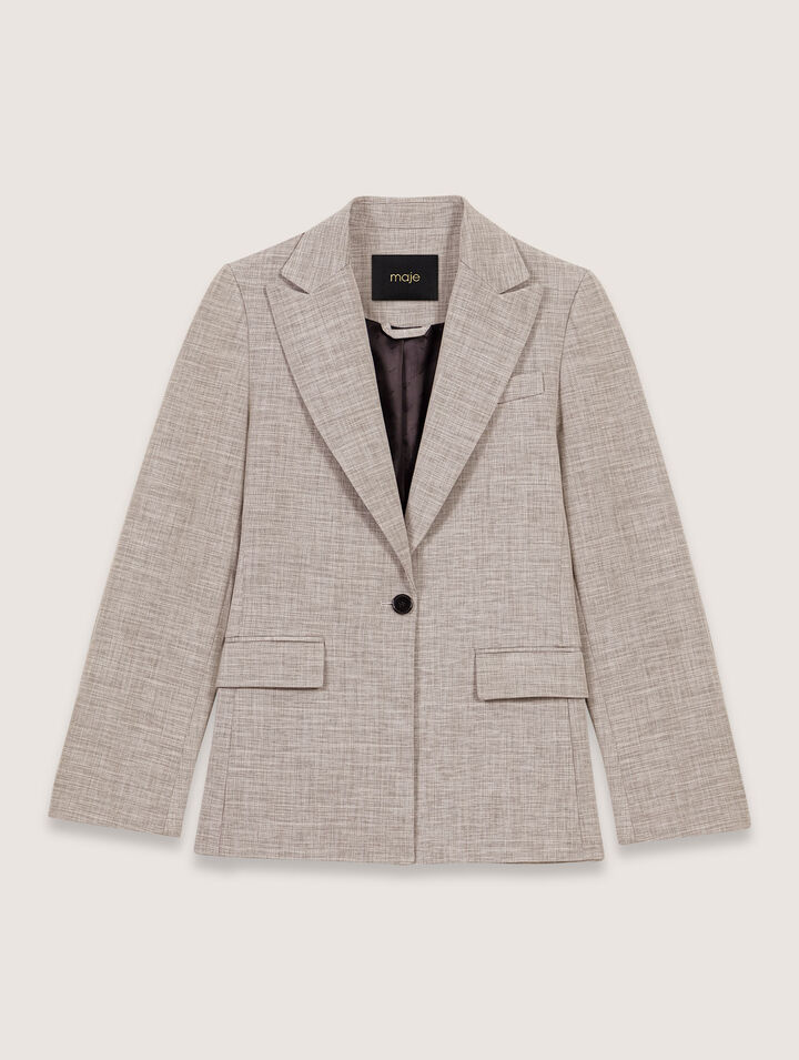 Chaqueta sastre con cinturón