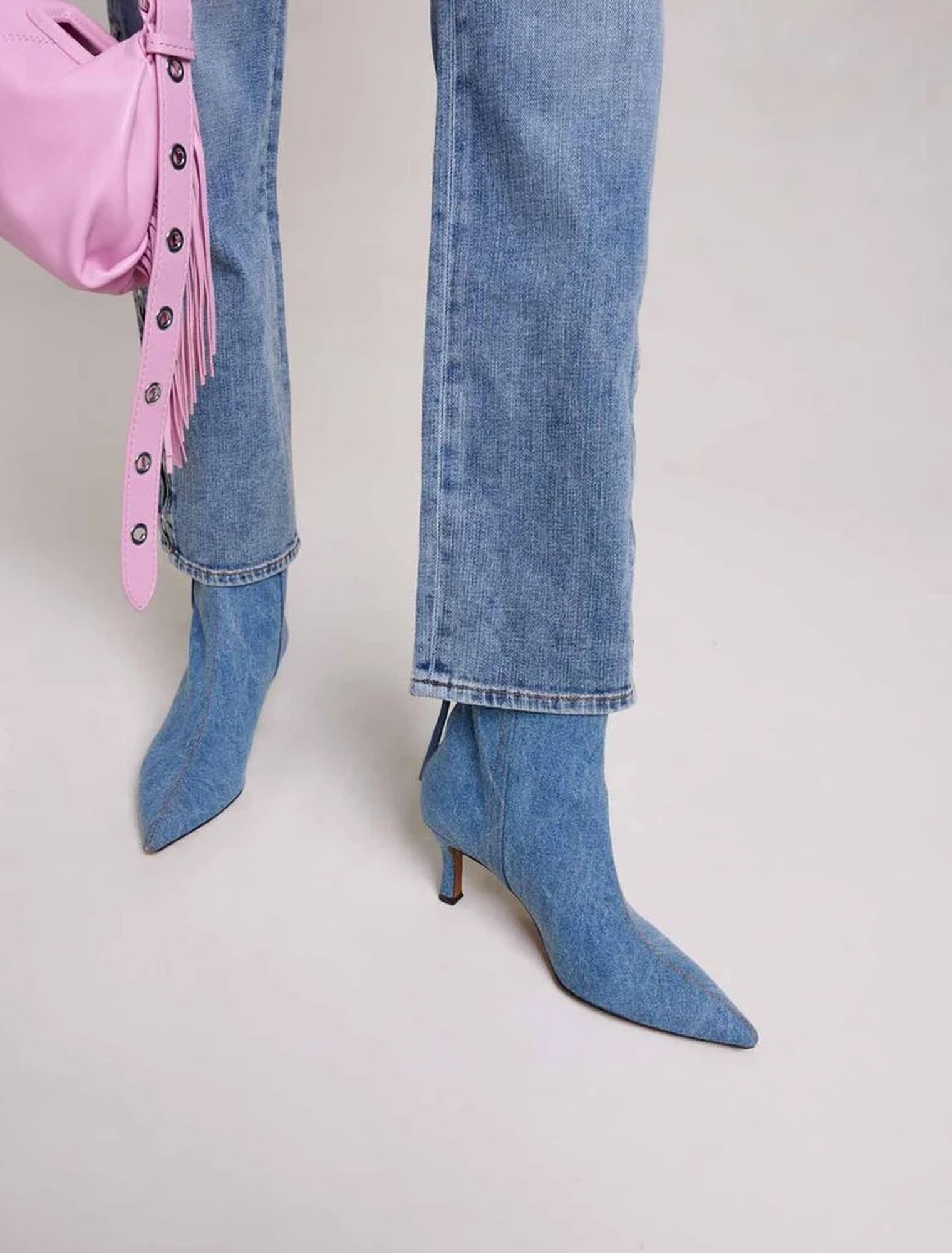 Botines vaqueros punta puntiaguda