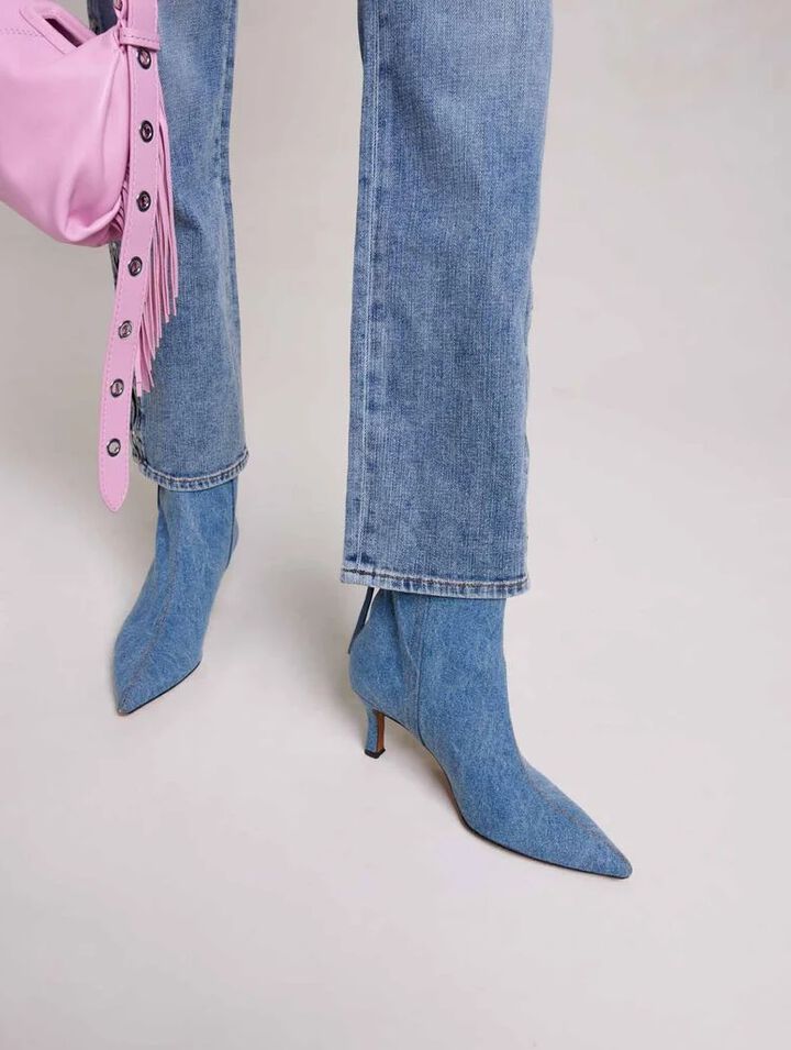 Botines vaqueros punta puntiaguda