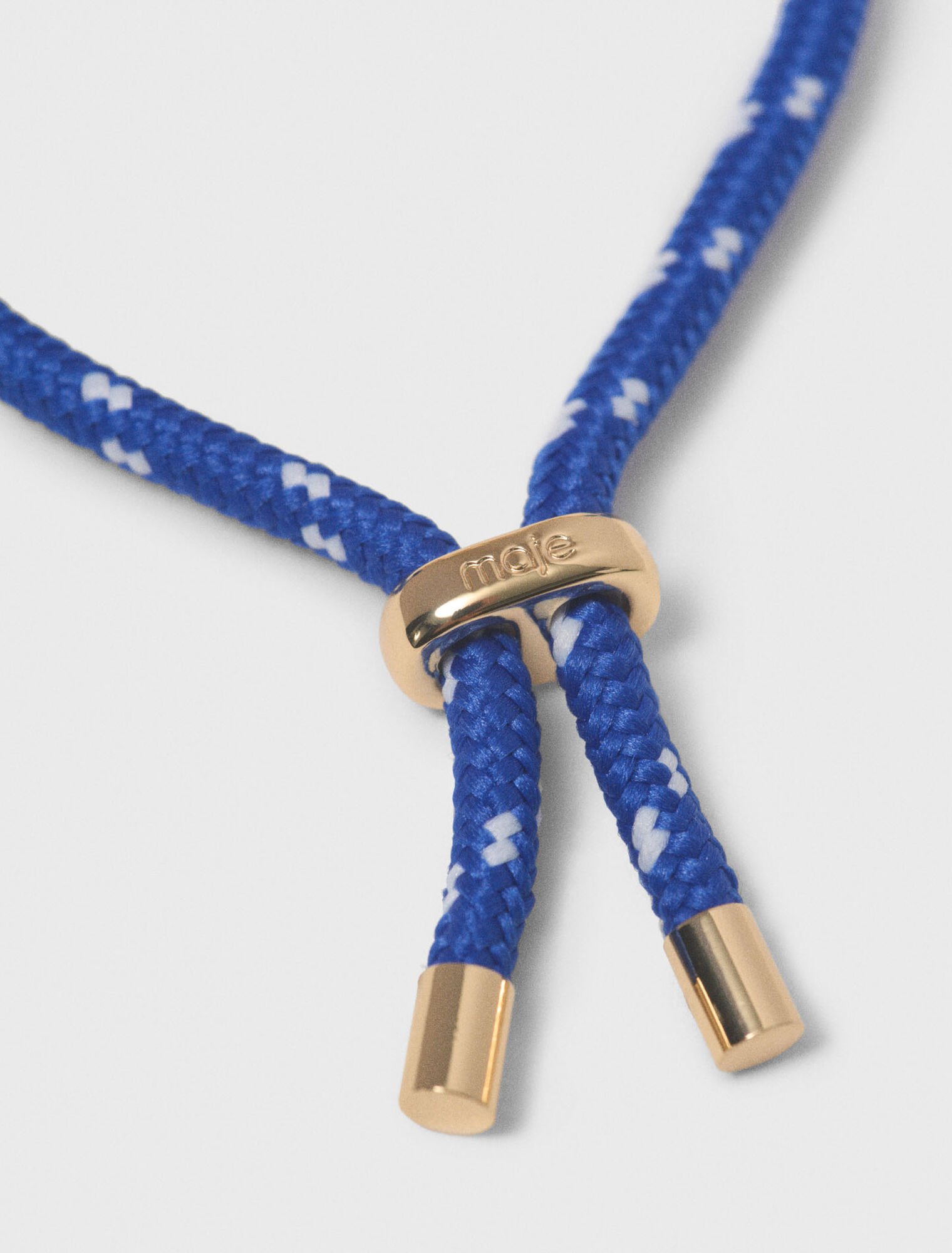 Pulsera de cadena y cord&oacute;n marinero