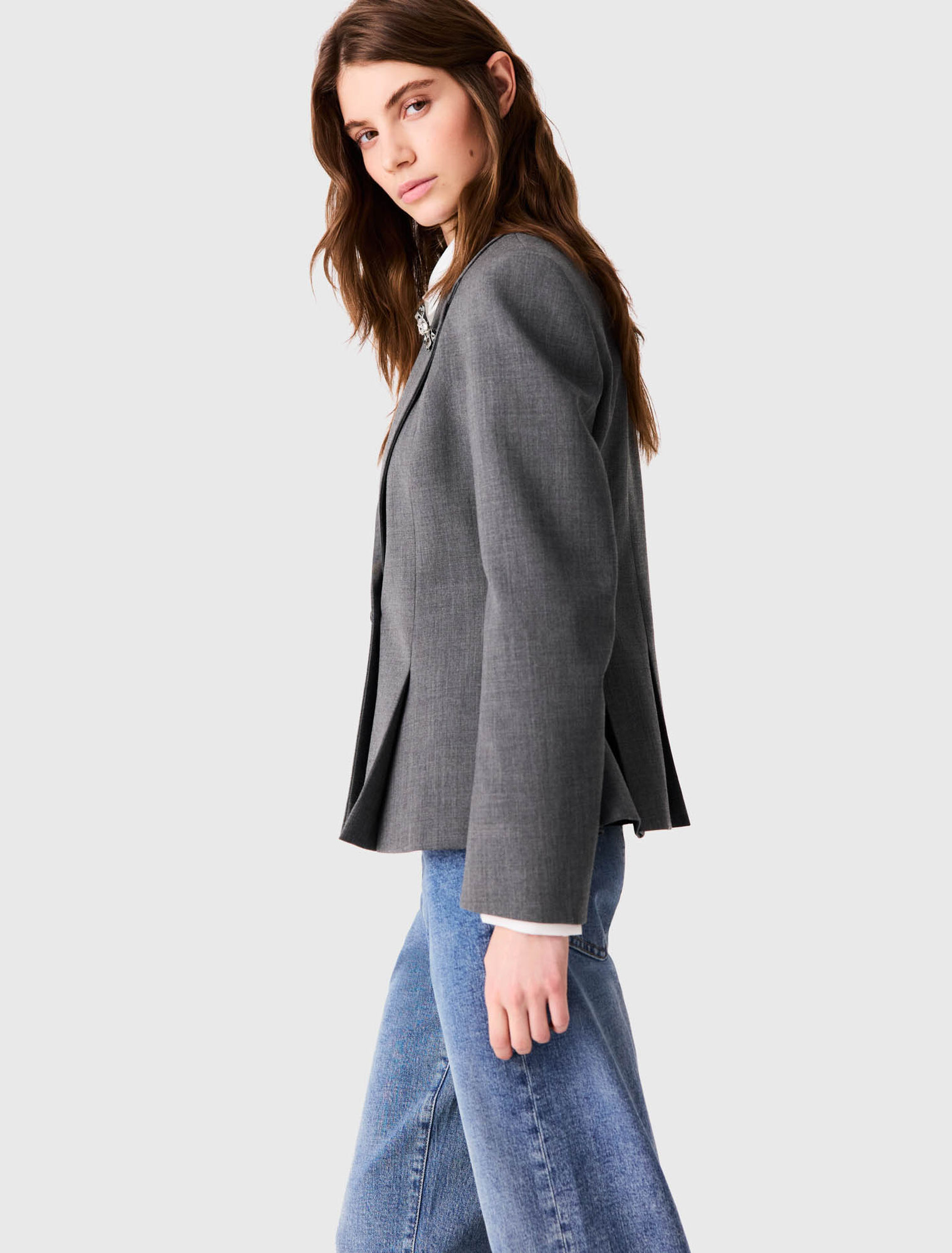 Chaqueta sastre corta forma Bar