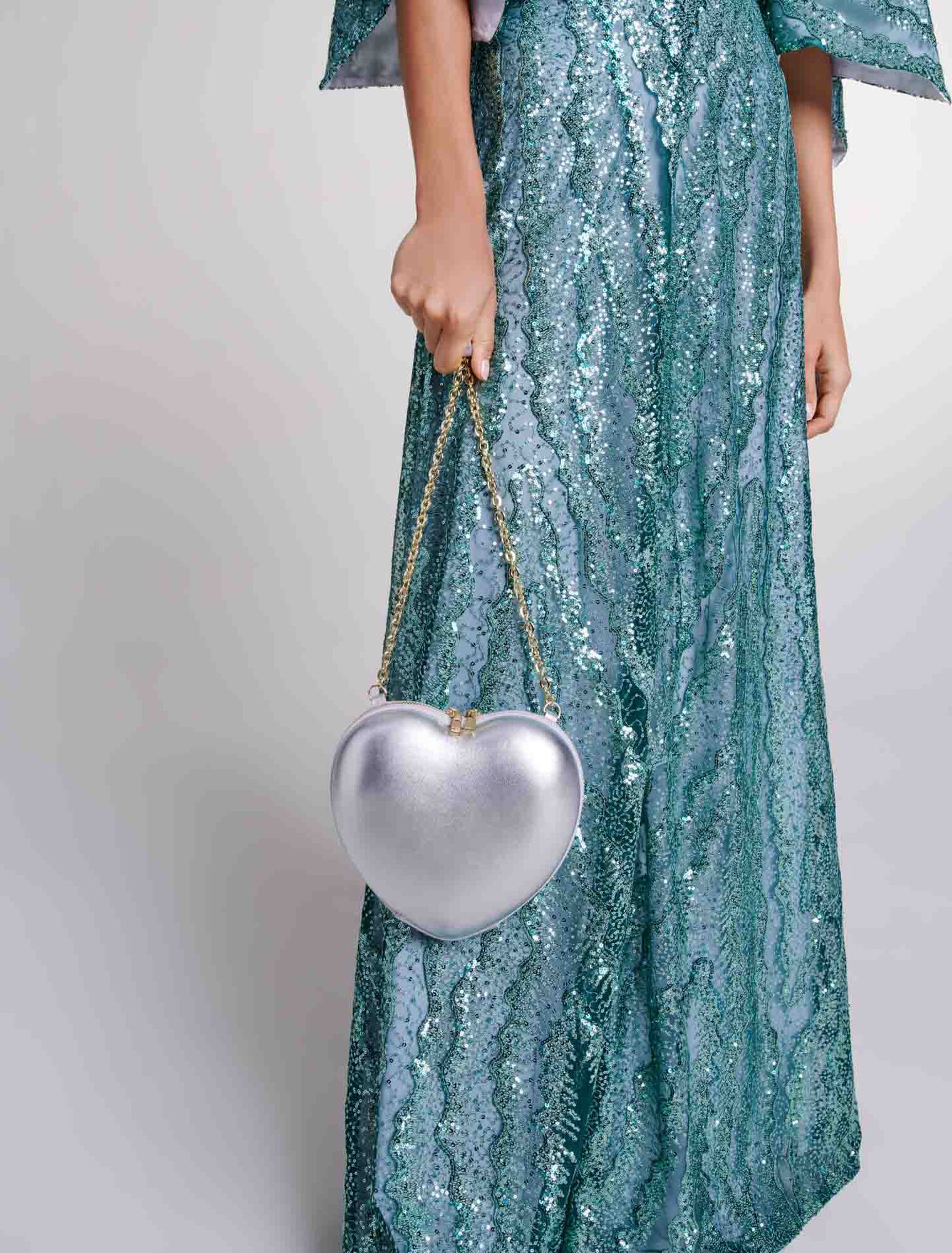 Vestido largo con lentejuelas