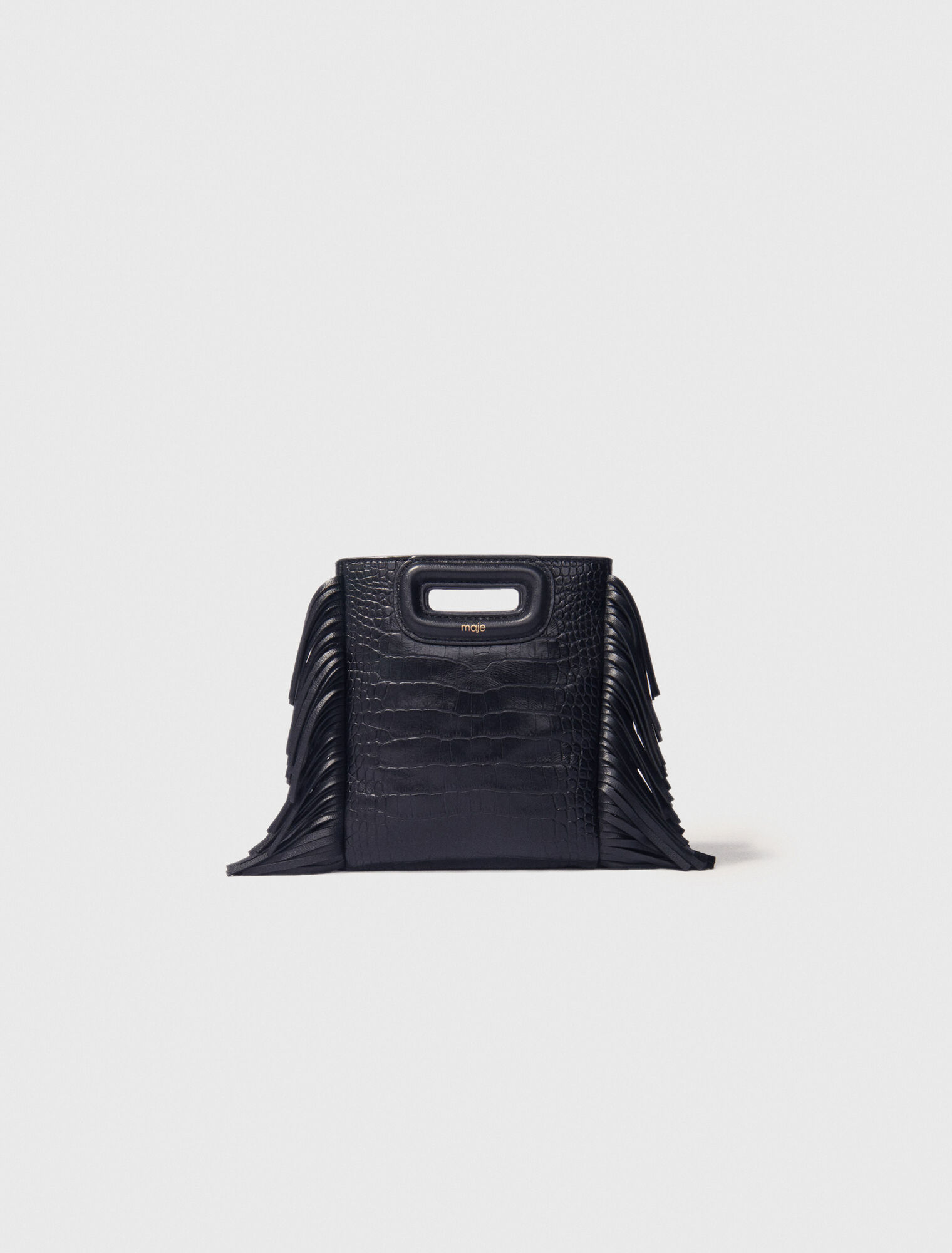 Bolso M Mini de piel de cocodrilo
