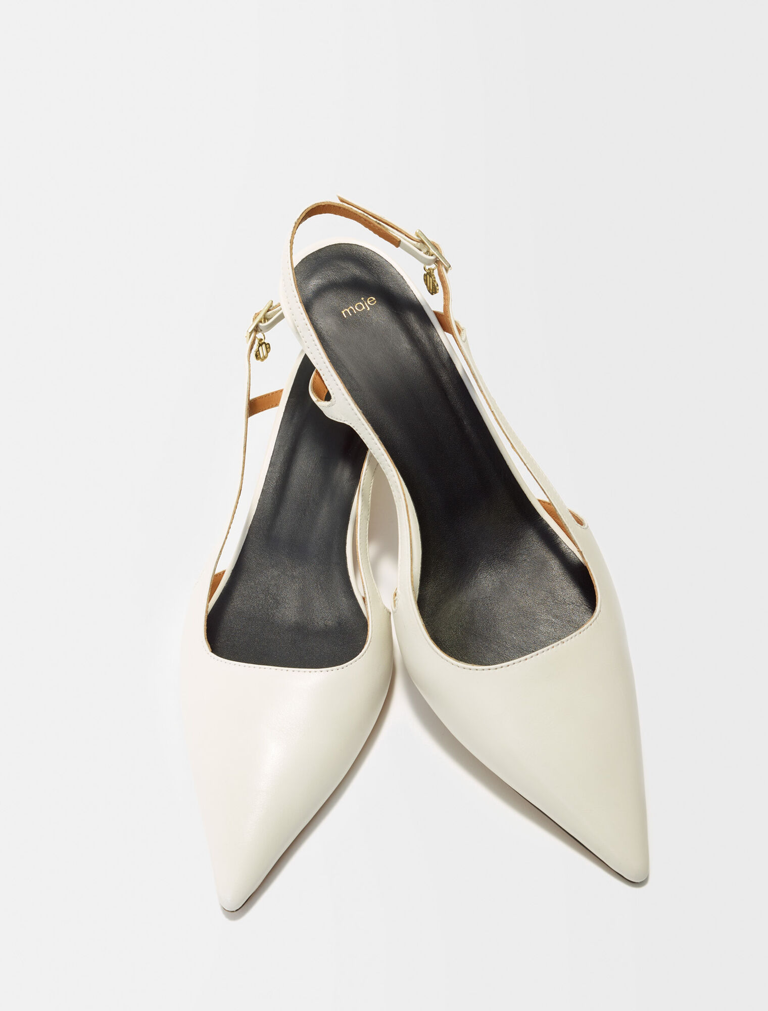 Zapatos tacón punta correas ajustables