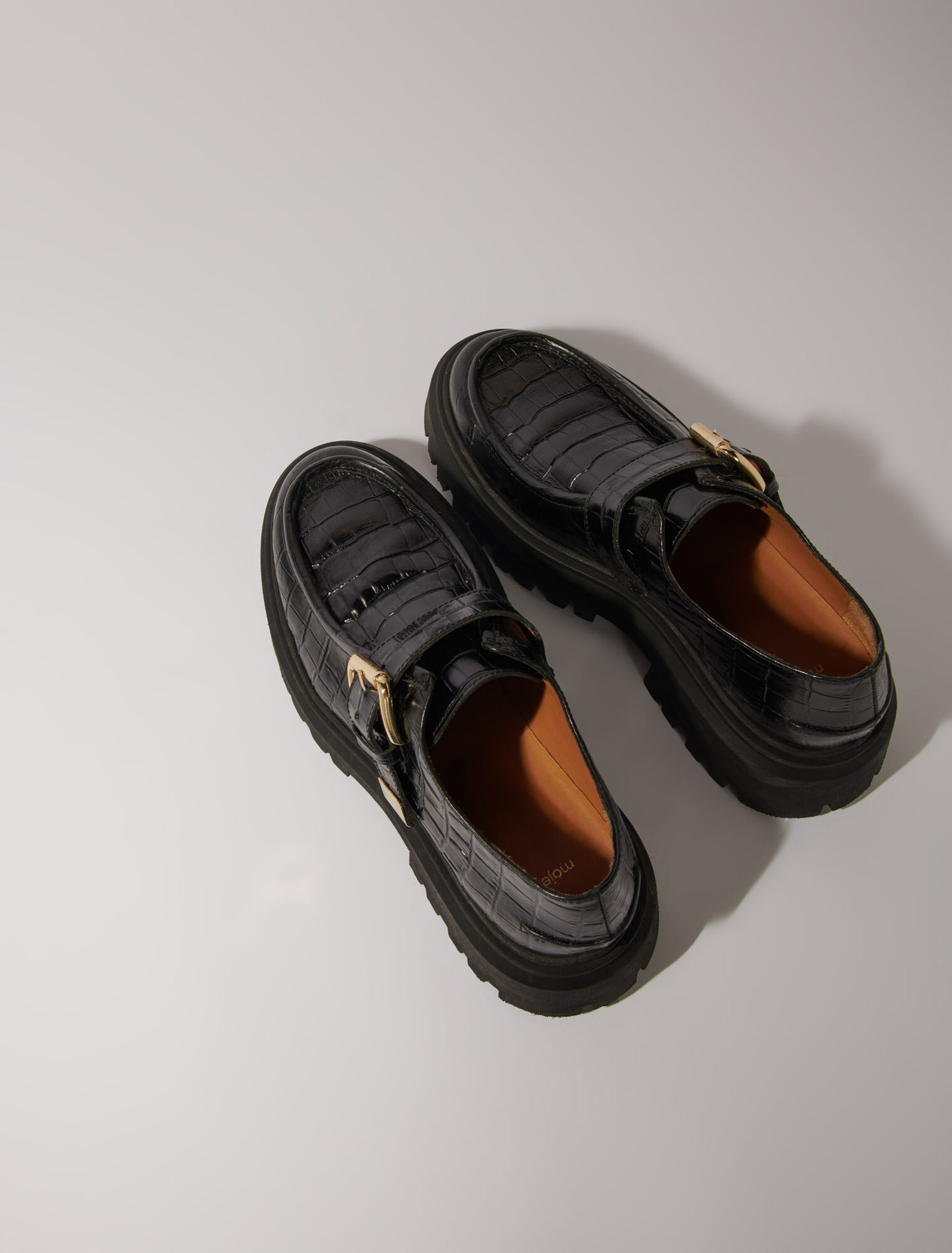Derby chunky de piel