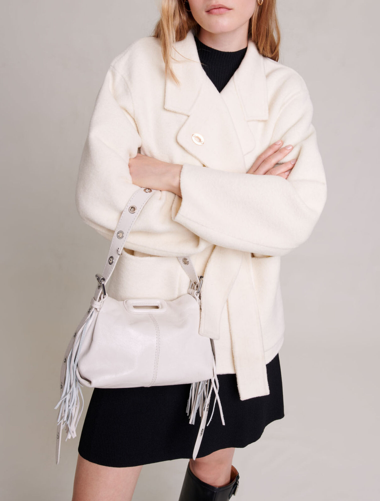 Chaqueta de lana estructurada