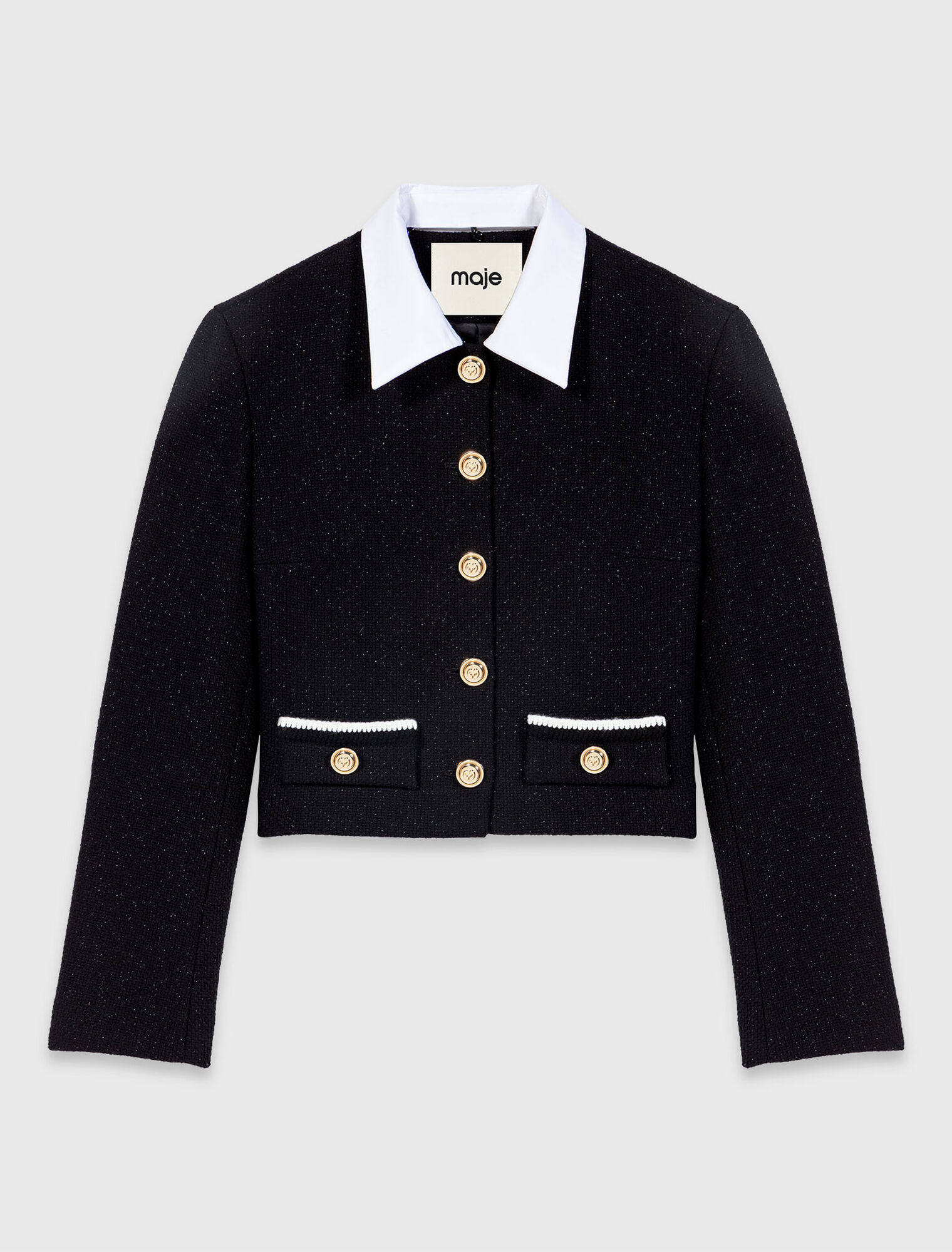 Chaqueta corta de tweed
