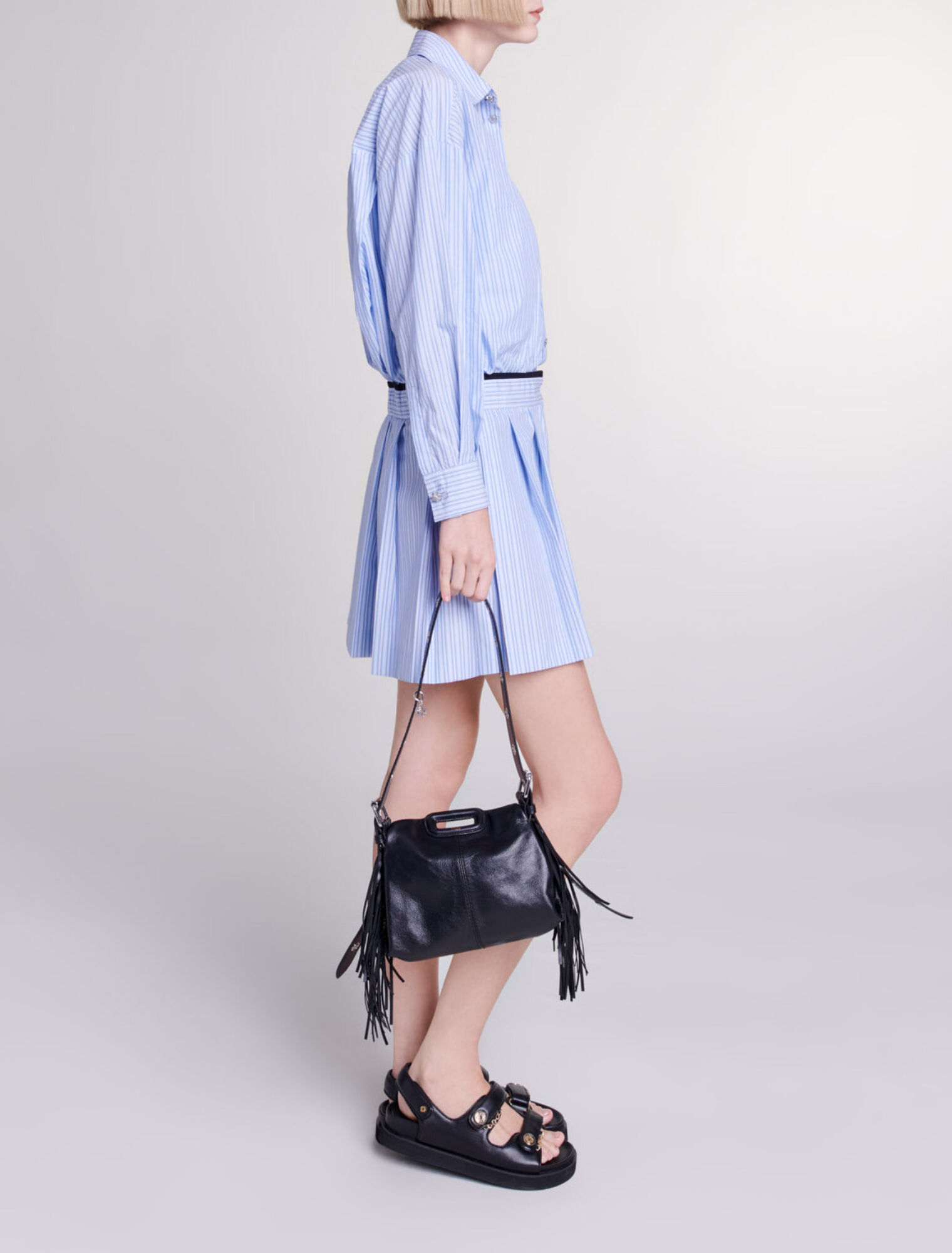 Vestido de camisa corto