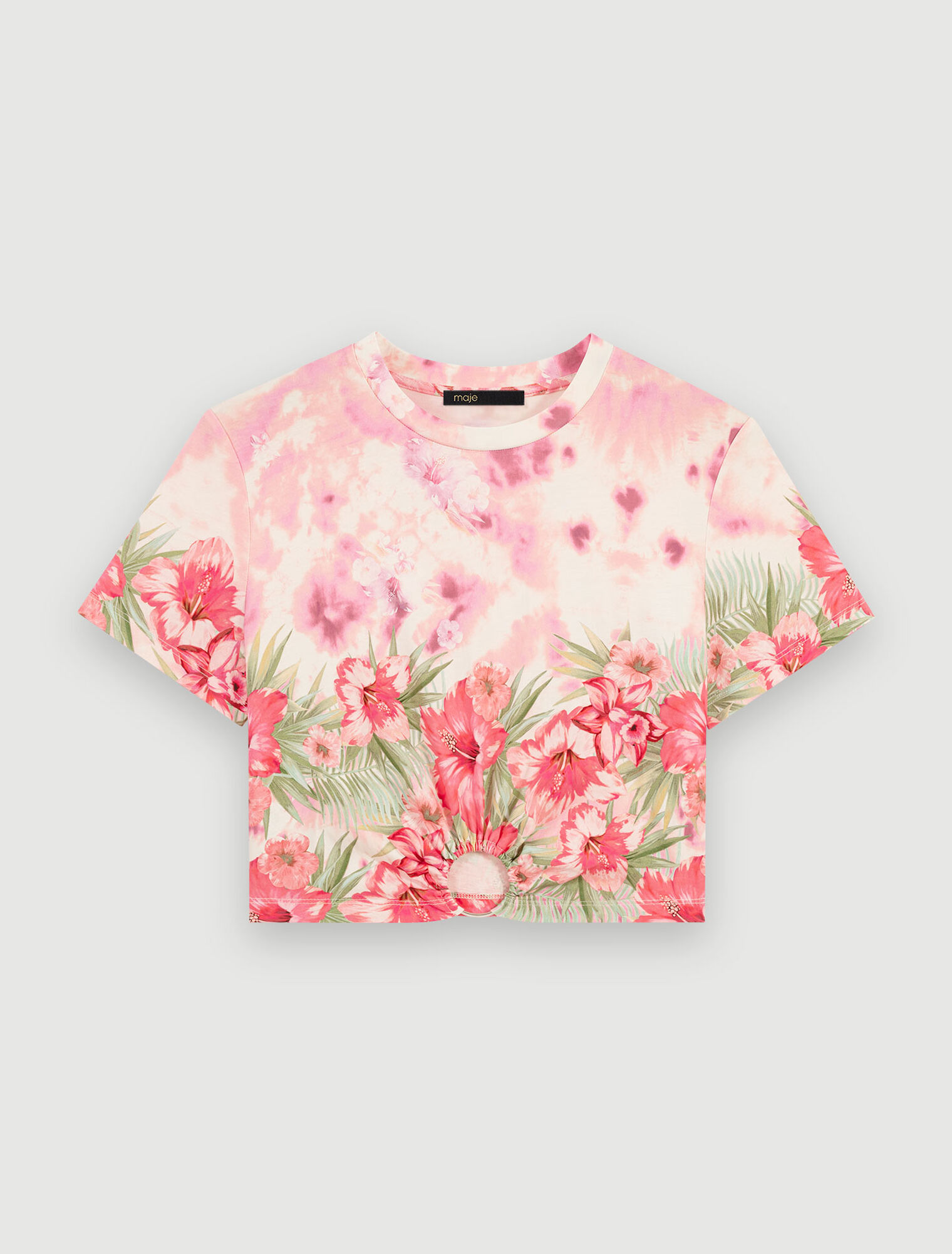 Camiseta floral