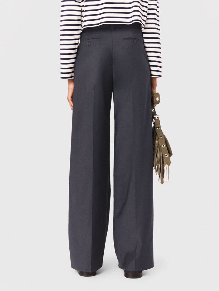 Pantalón sastre con detalles cadena