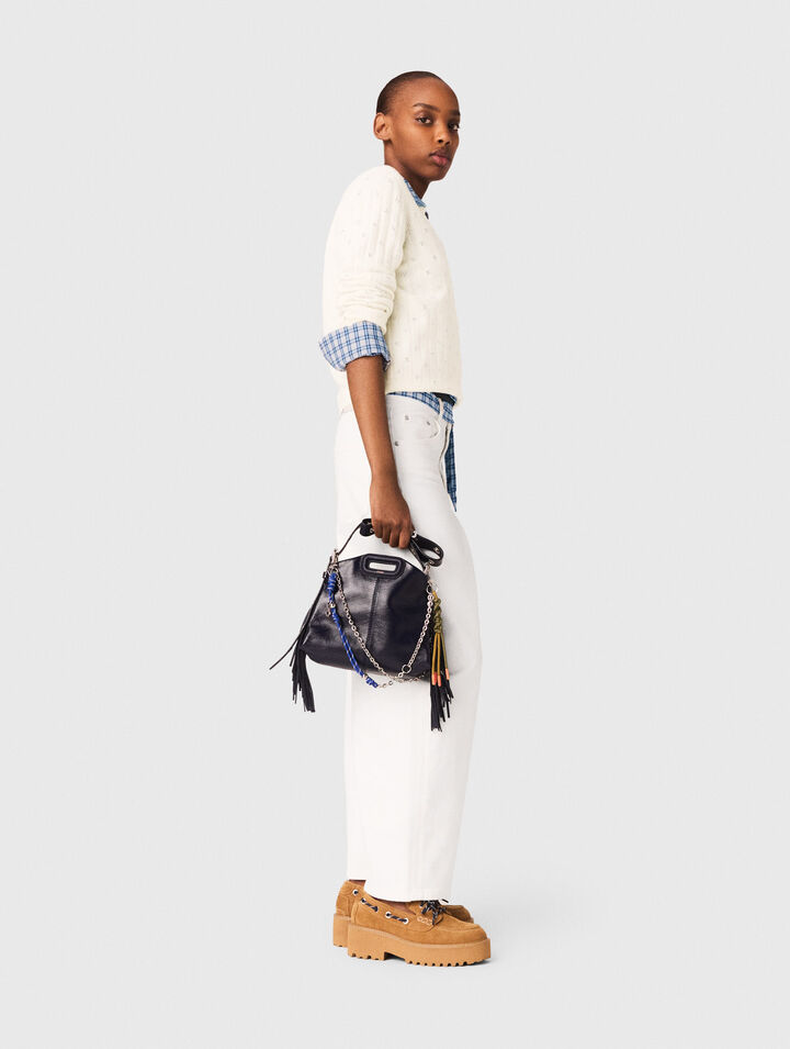 C&aacute;rdigan con strass delantero