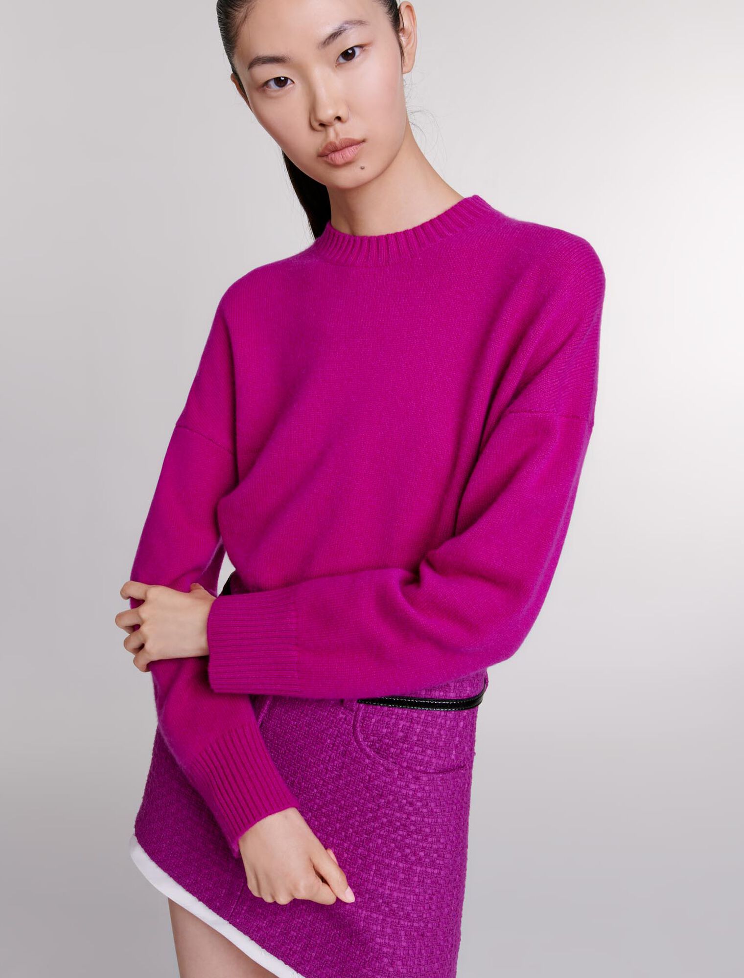 Minifalda de tweed