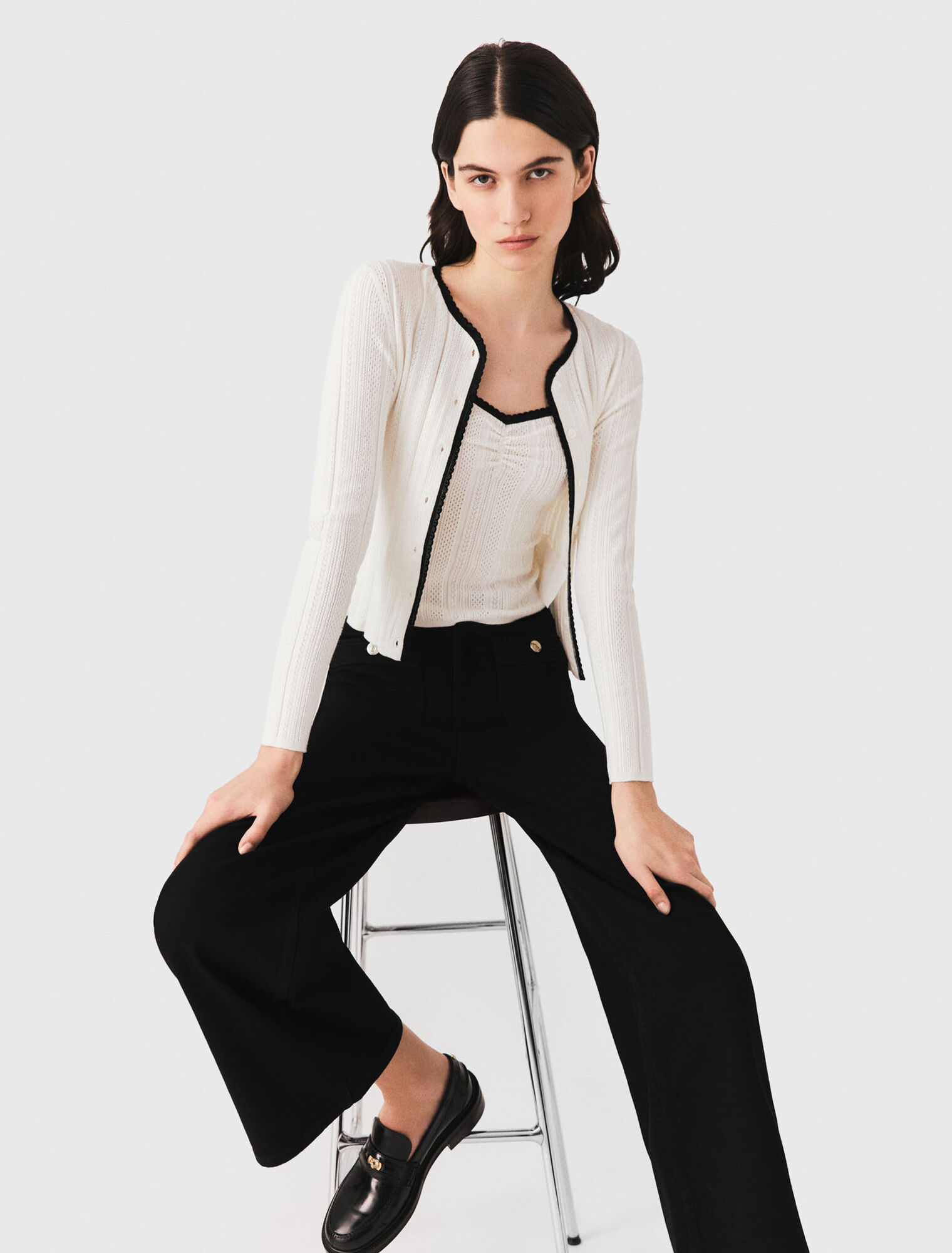 Twinset de punto calado