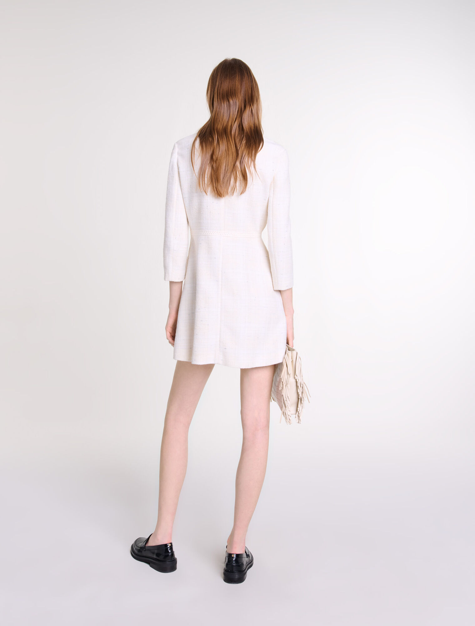 Vestido corto de tweed