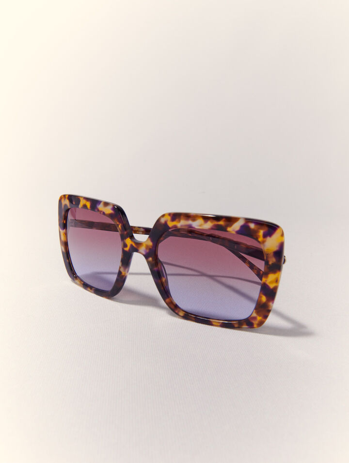 Gafas rectangulares de acetato