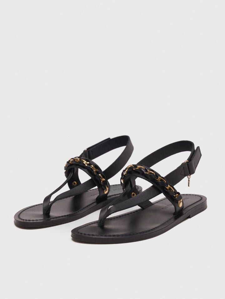 Sandalias planas de piel K.Jacques