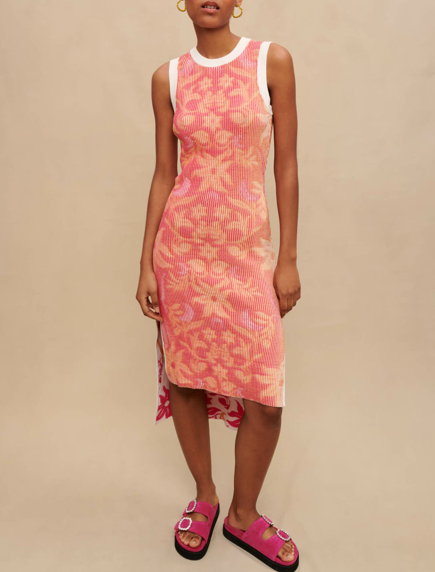 Vestido reversible estampado