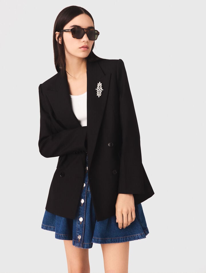 Chaqueta de doble botonadura