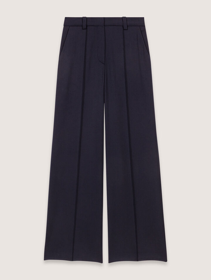 Pantalón sastre con pliegue
