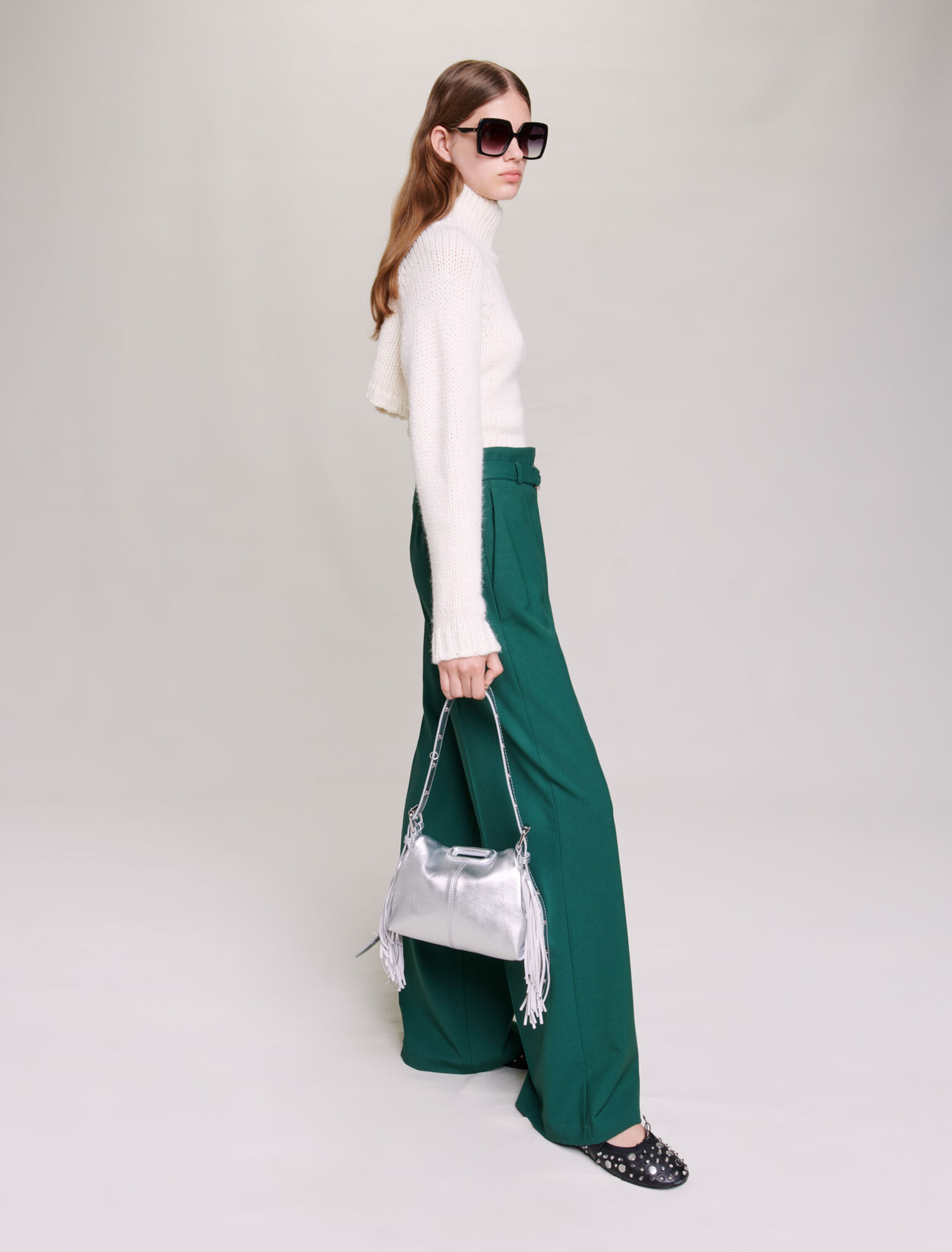 Pantalón de traje ancho