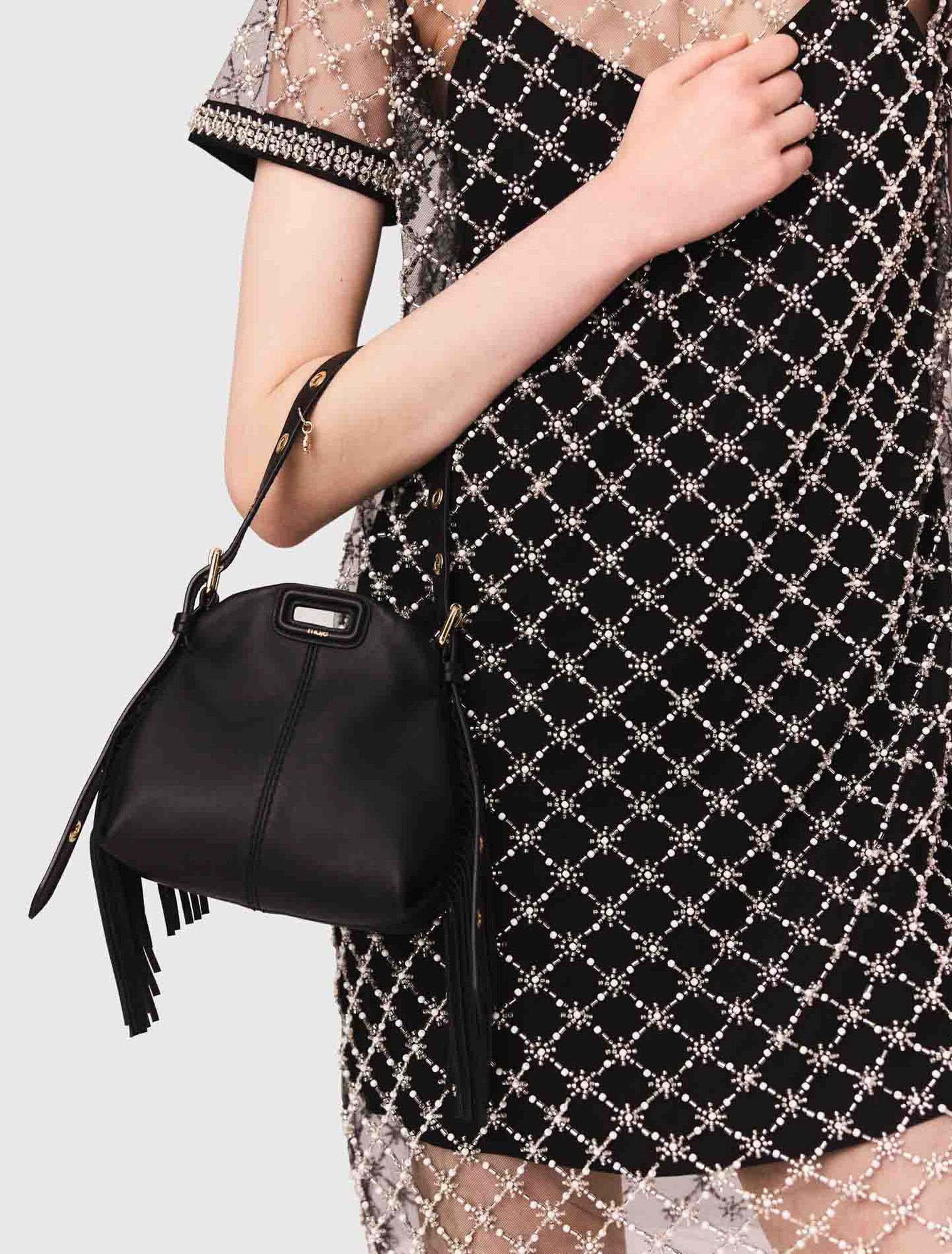 Vestido corto de tul bordado