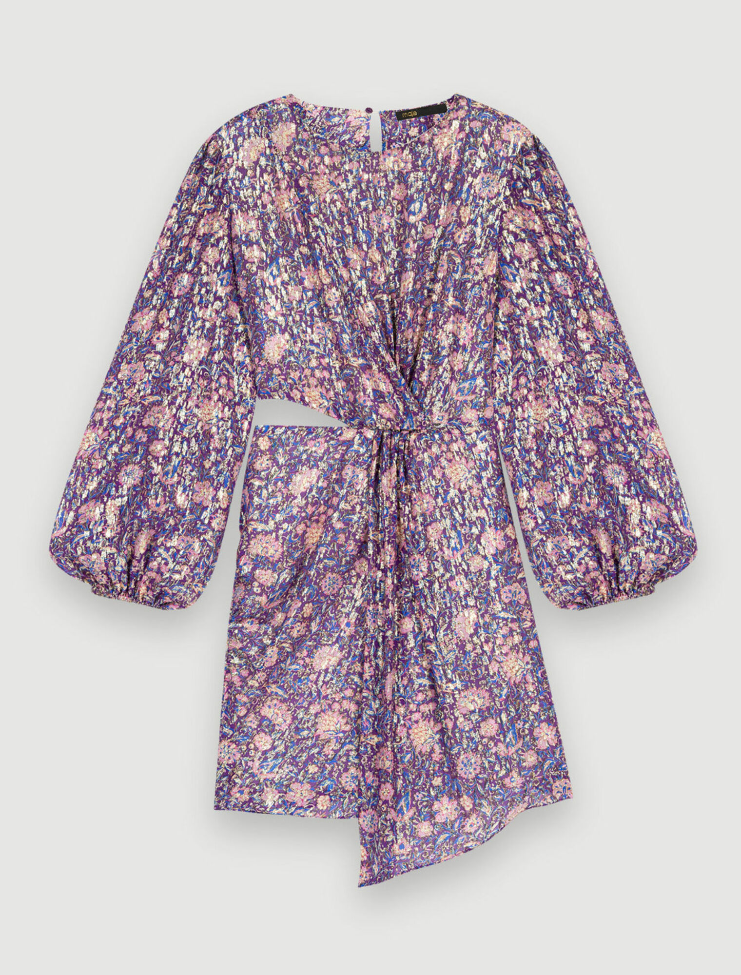 Vestido de viscosa estampado