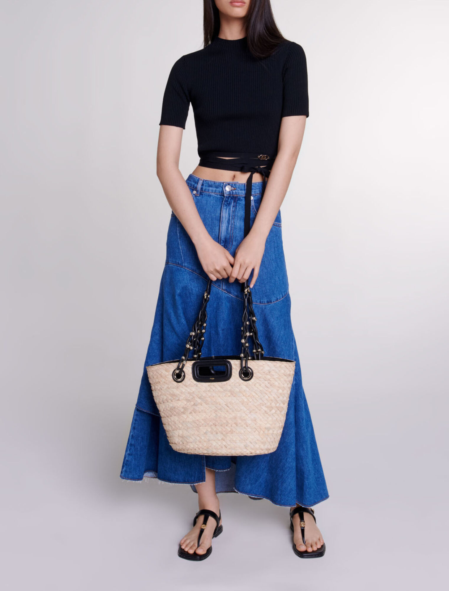 Crop top cruzado