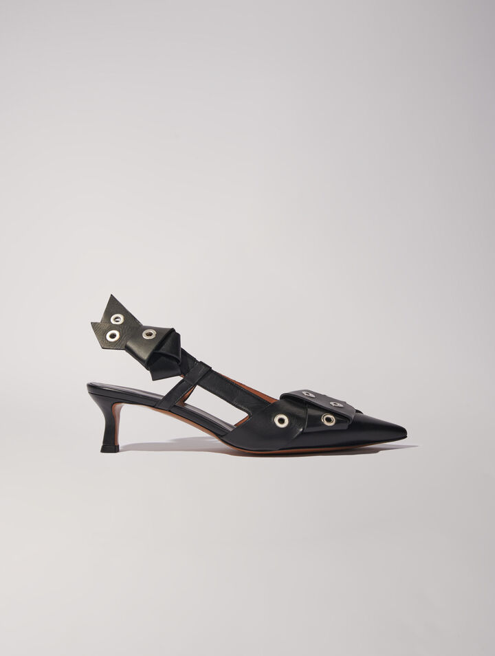 Tacones de punta fina