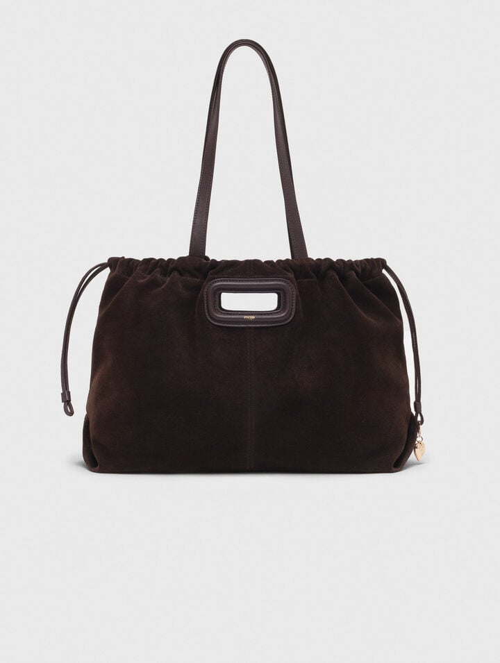 Bolso M tote de piel serraje