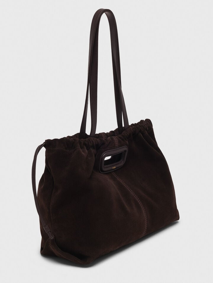 Bolso M tote de piel serraje