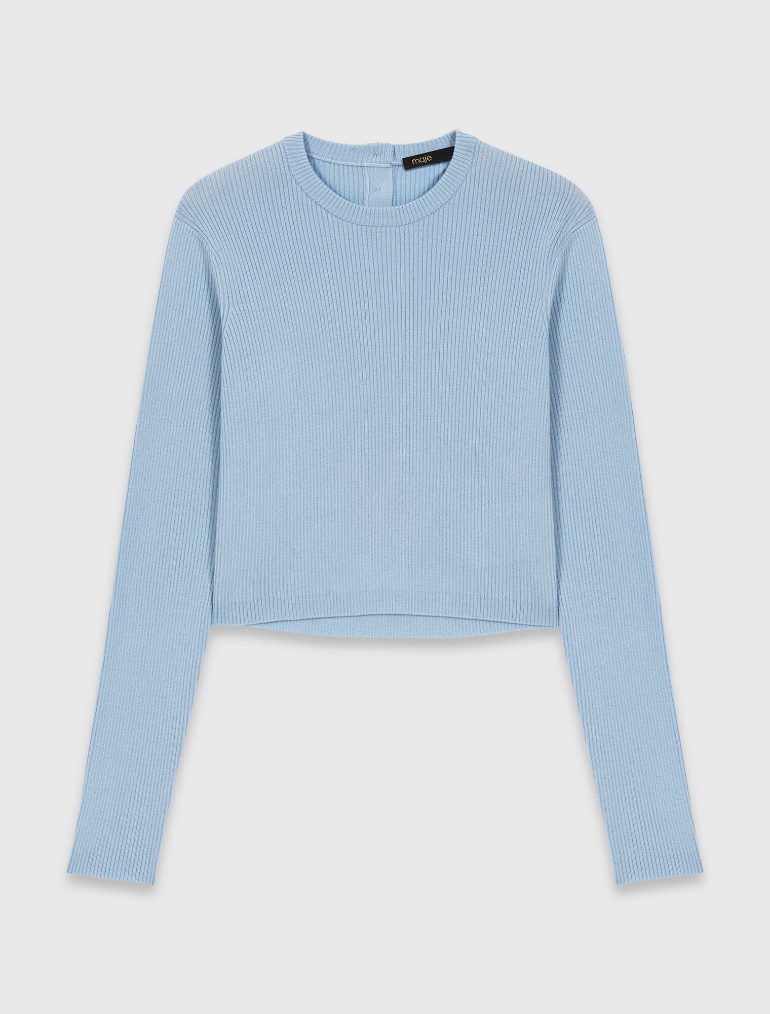 Jersey con botones joya detr&aacute;s