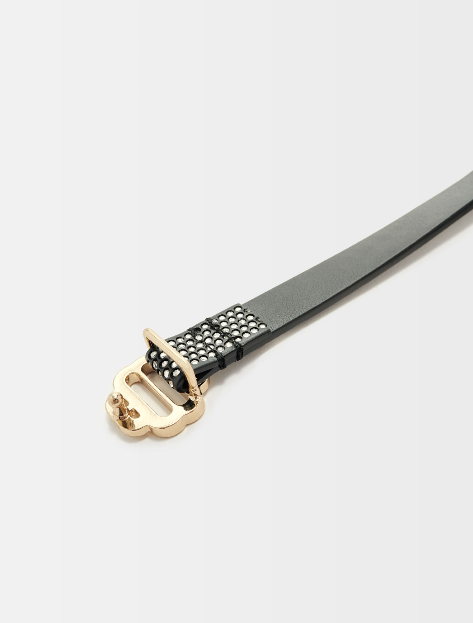 Cinturón de pedrería hebilla Clover Maje