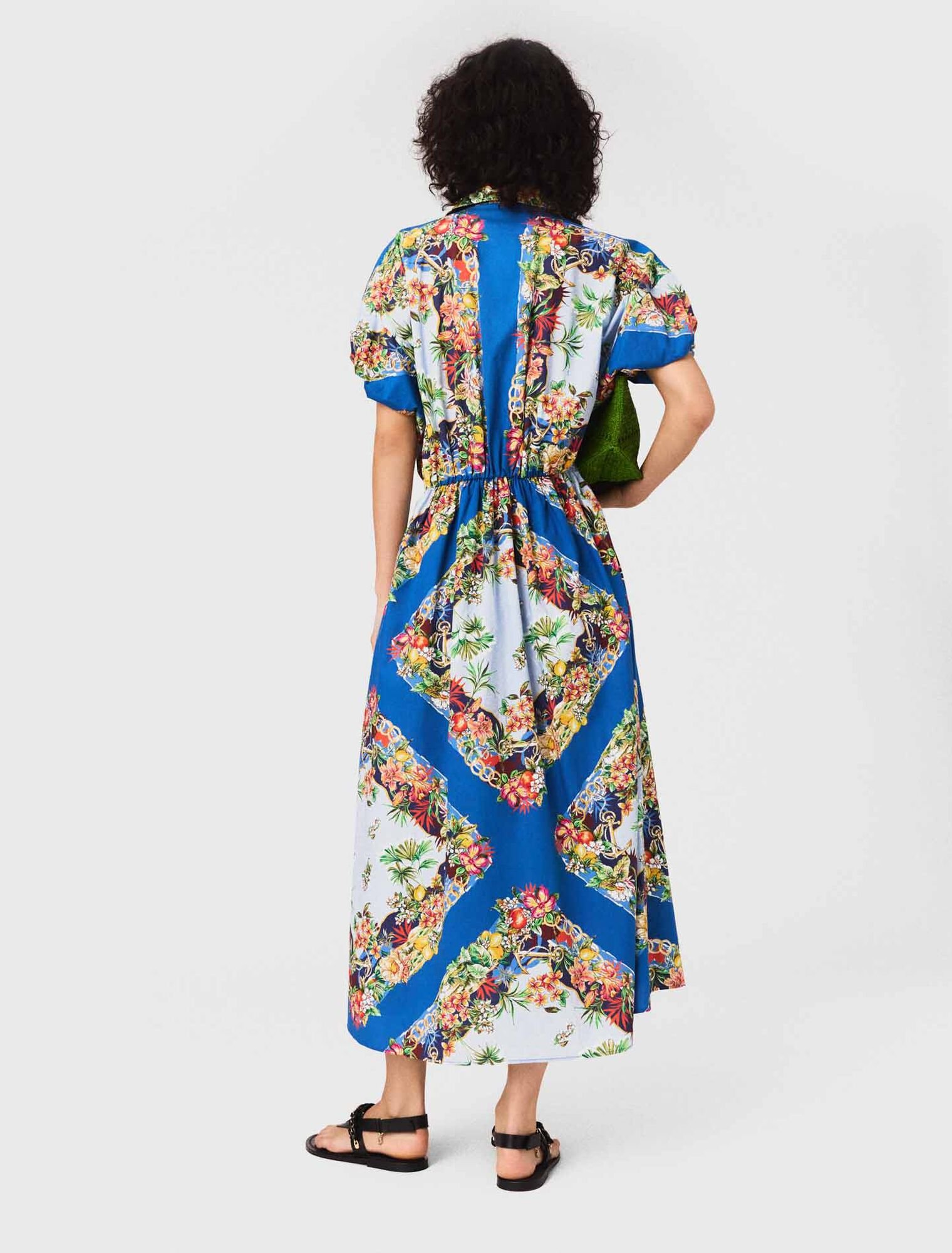 Vestido largo estampado