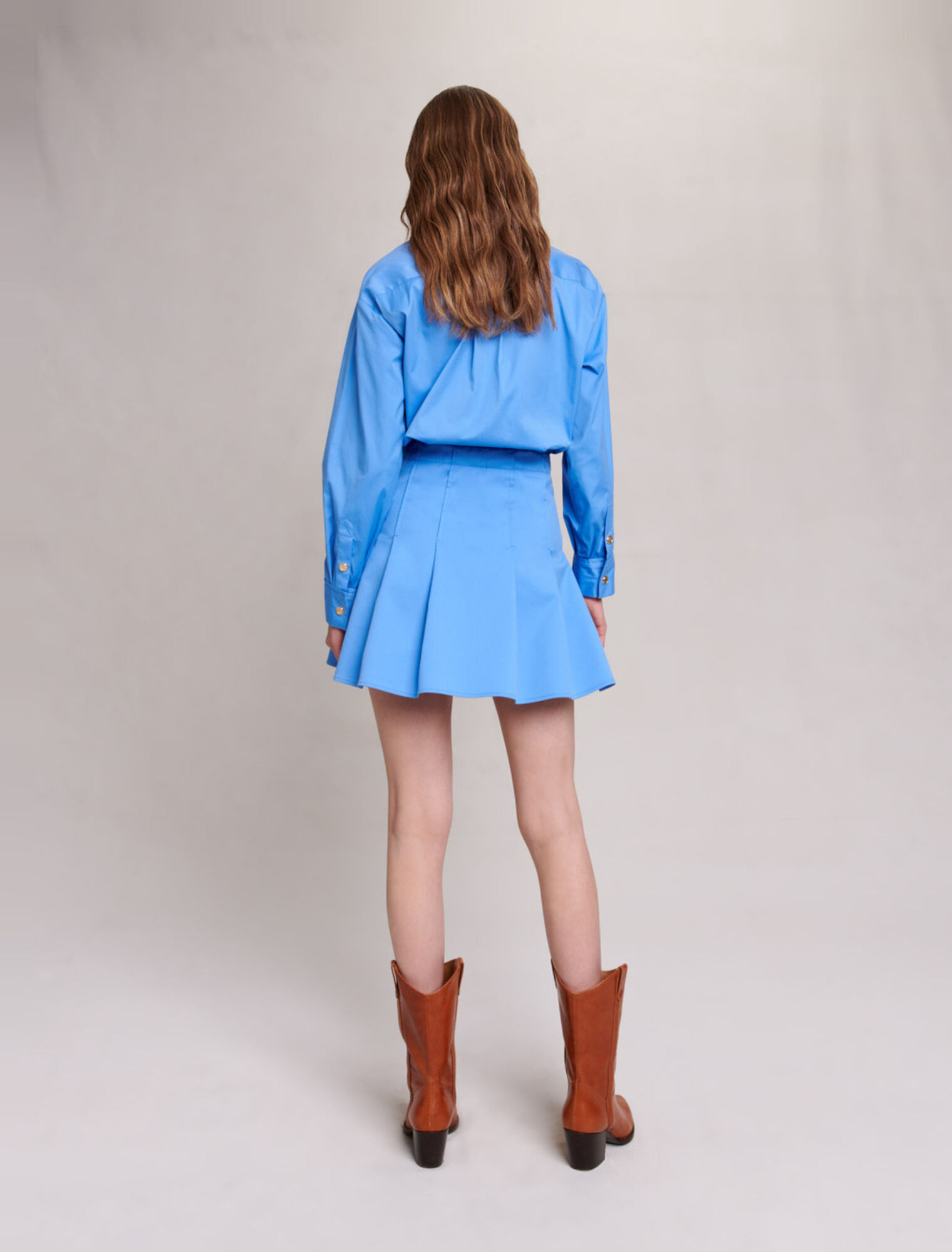 Vestido de camisa corto
