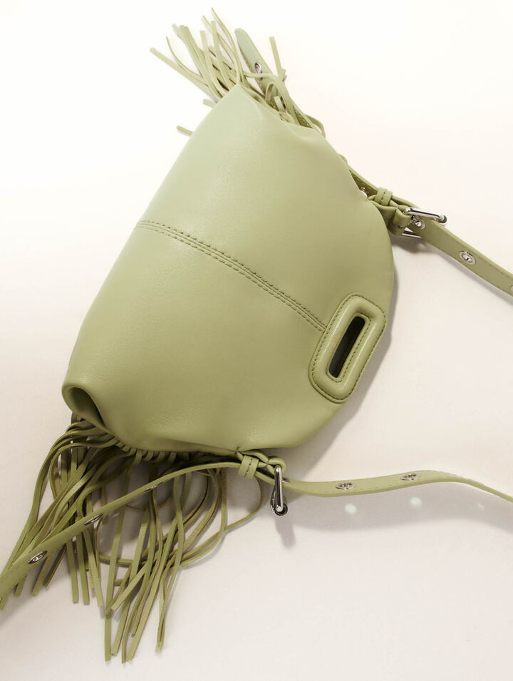 Bolso Miss M mini de cuero liso