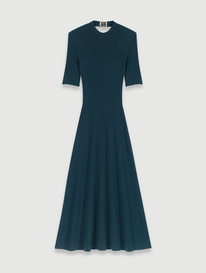 Vestido largo de punto