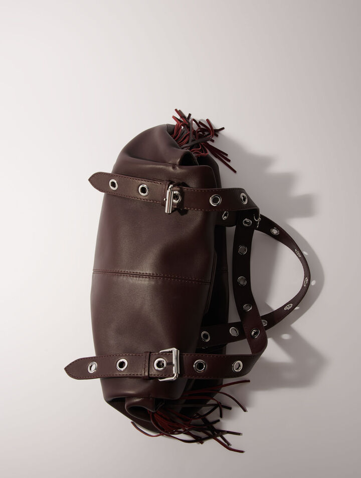 Bolso Miss M XL de cuero liso