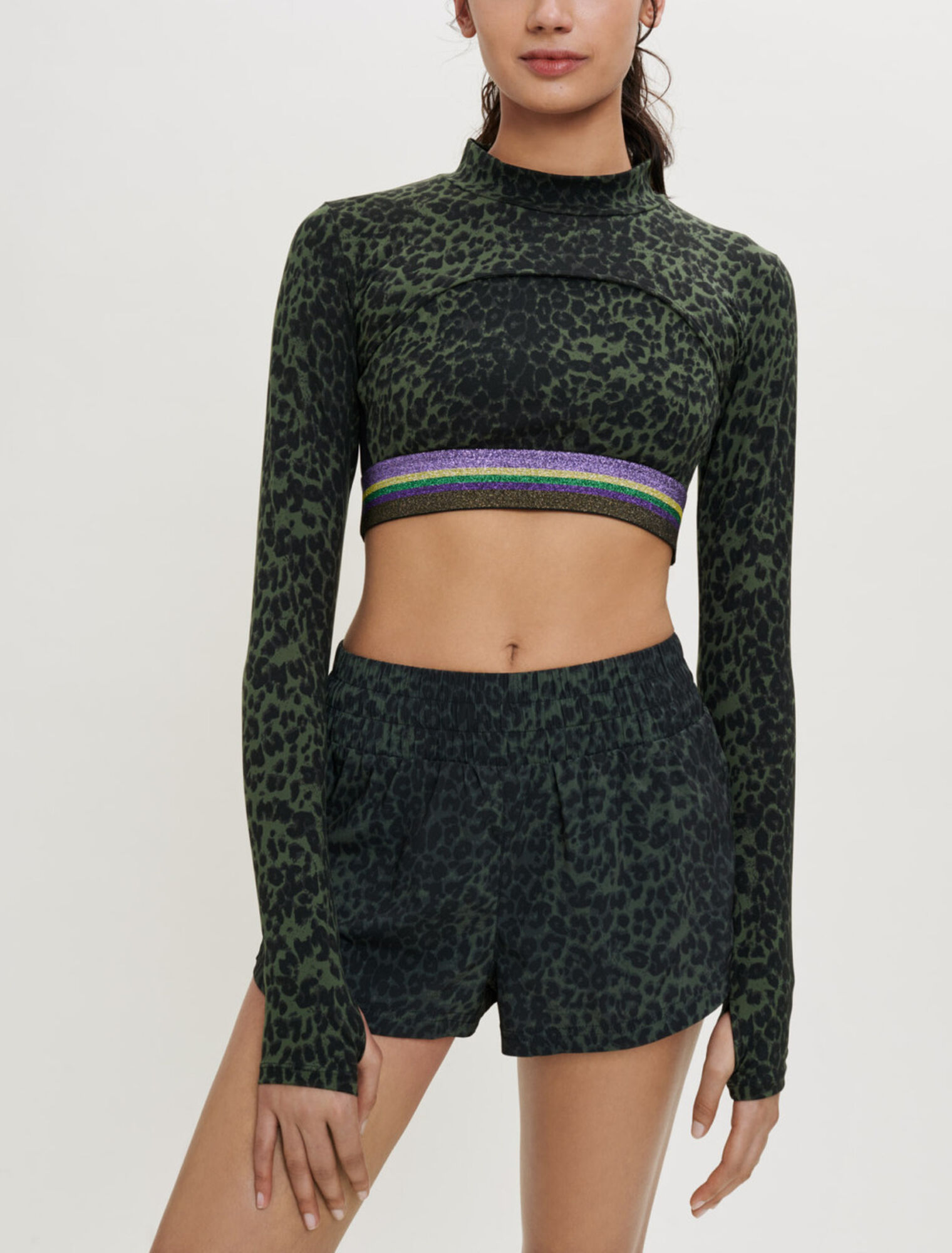 Bermudas de running estampadas